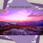 For Purple Mountain Majesties