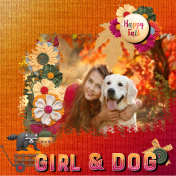 Girl & Dog