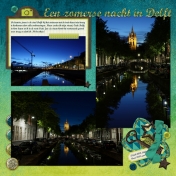 A summer night in Delft