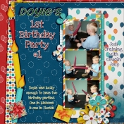 Doyle's 1st birthday party