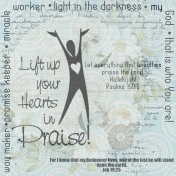 Lift up your hearts in praise