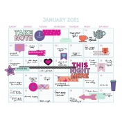 January 2021 Planner Calendar