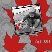 Canada Day B&W