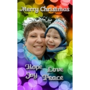 Rainbow Christmas Card 2011