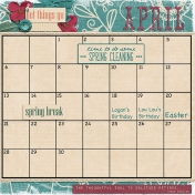 April Calendar