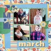 March 2016 Calendar-Our Family