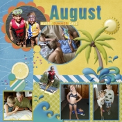 August 2016 Calendar-Our Family