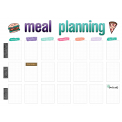 meal planner planner spread