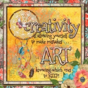 Creativity is allow yourself to make mistakes... 