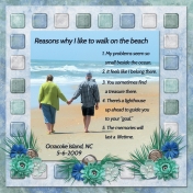 Reasons why I like to walk on the beach (MLerin)