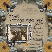 With courage, hope, and faith...4billie