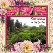 Sweet Serenity in the Garden...5wd