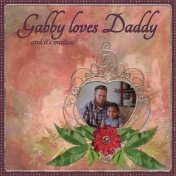 Gabby loves Daddy and it's mutual!