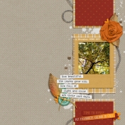 Scraplift: January 2021- My Fave Colour is Fall...