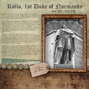 Family History Layout- Rollo of Normandy 