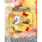 A New Day- Art Journal Layout