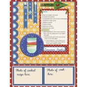 Cinnamon apples recipe layout,