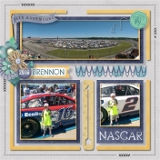 Brennon at Nascar