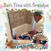 Bathtime with Grandpa