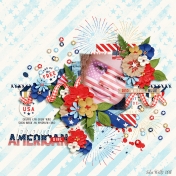 proud American girl