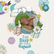 Eat sleep be cute repeat (Sweet Dreams)