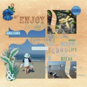 Enjoy good times on the beach (Coastal Spring)