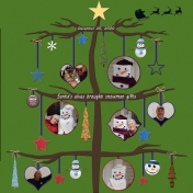 Snowman Gifts Tree