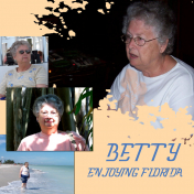Betty Enjoying Florida