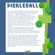 My Name is Pickleball