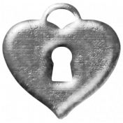 Metal Heart Lock Template