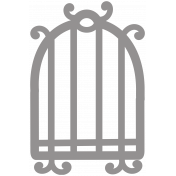 Birdcage Illustration Template