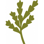 Leafy Branch Illustration- Template 07