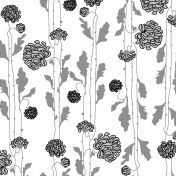 Floral 44 Paper Template