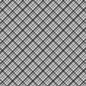 Plaid 34- Paper Template- Single Color/Diagonal 
