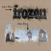 Frozen- Layered Photo Mask