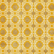 Sweet Dreams- Damask Paper- Mustard