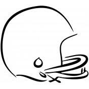 Football Illustration Helmet
