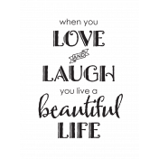 Encourage Word Art Love Laugh