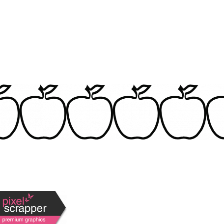 apple border template