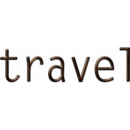 Travel Word Art graphic by Marisa Lerin | DigitalScrapbook.com Digital