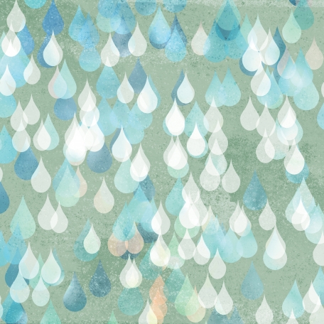 Rainy Days Papers - Raindrops on Olive graphic by Melo Vrijhof ...