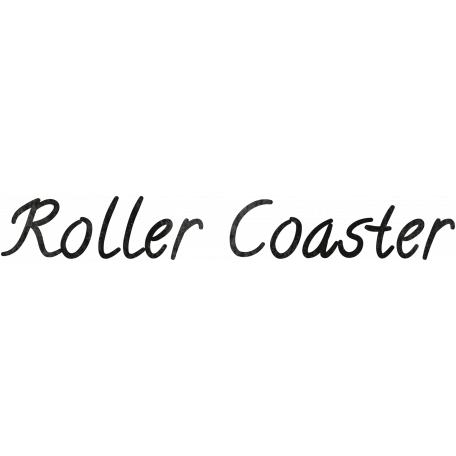 Tiny But Mighty Roller Coaster Word Art graphic by Janet Kemp