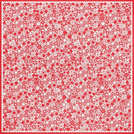 Red Flower Cutout Paper graphic by Janet Kemp | DigitalScrapbook.com ...