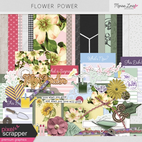 Flower Power Bundle by Marisa Lerin | DigitalScrapbook.com Digital ...