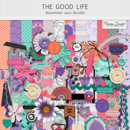 The Good Life: November 2022 Bundle By Marisa Lerin | DigitalScrapbook ...