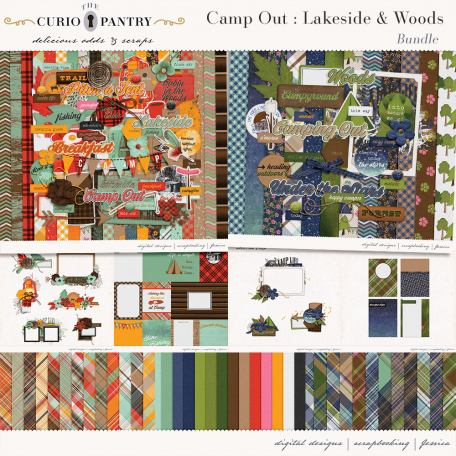 Camp Out : Lakeside & Woods Bundle by Jessica Dunn 🍁 | DigitalScrapbook ...