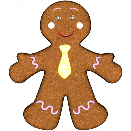 Christmas Gingerbread Cookie 05 graphic by Robin Sampson ...