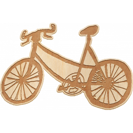 Etched Wood Bike graphic by Robin Sampson | DigitalScrapbook.com ...