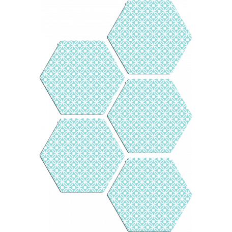 Love Story Hexagons 1 graphic by Robin Sampson-McCarthy ...