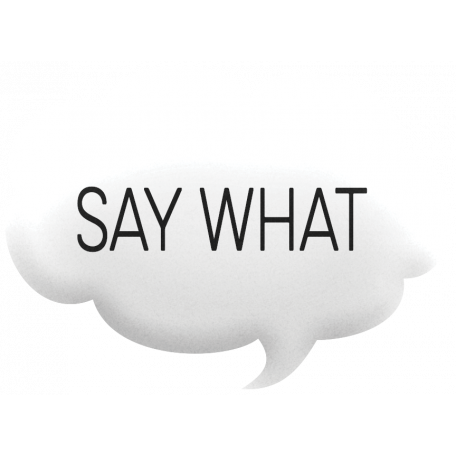 Speech Bubble - say what graphic by Gina Jones | DigitalScrapbook.com ...